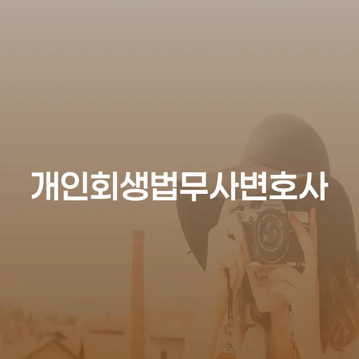 개인채무조회 개인회생으로 해결 비교해보기
