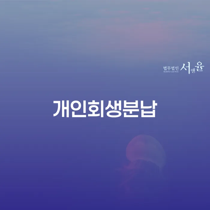 개인회생사례 채무 효과적인 해결방법 채무조정제도를 이용
