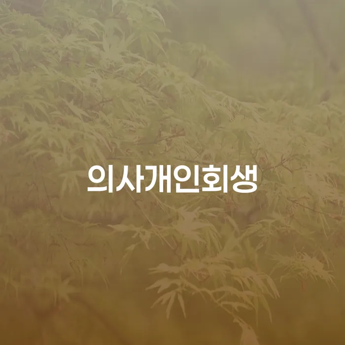 개인회생신청방법 채무 효과적인 해결방법 자세히알고