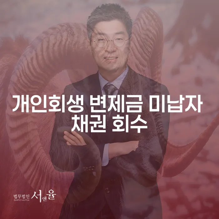개인회생 변제금 미납자 채권 회수, 어떻게 해야 할까요?